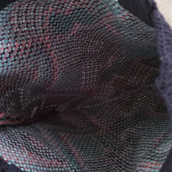 Knit multicolor tote bag. - Picture 4 of 5